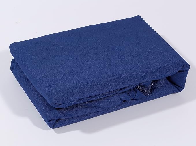 Micropuff Pillow Protectors with Zipper King Size Navy - Premium Brushed Microfiber Pillow Covers, Pillowcases with Zipper (2 Pack, King 20x36)