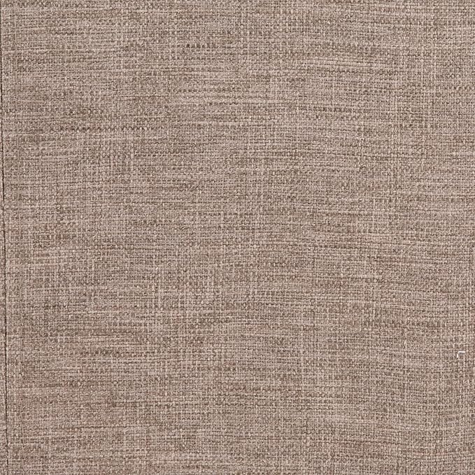 SIMPLIHOME Avalon Storage Ottoman Bench - 48" Wide x 16" High Upholstered Linen Look Fabric Rectangular Lift-Top Ottoman in Fawn Brown, Contemporary Bench for Living Room with High-Density Foam