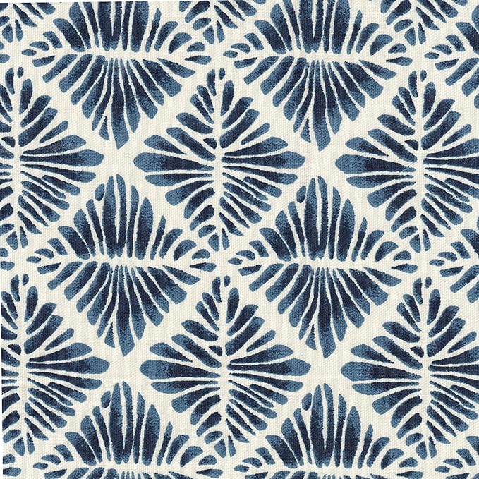 HomePop Large Decorative Storage Bench - Blue Geometric Pattern