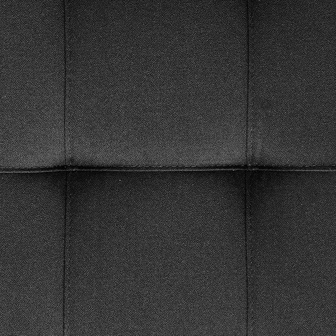 Furinno Roanne Tufted Headboard, Full, Black