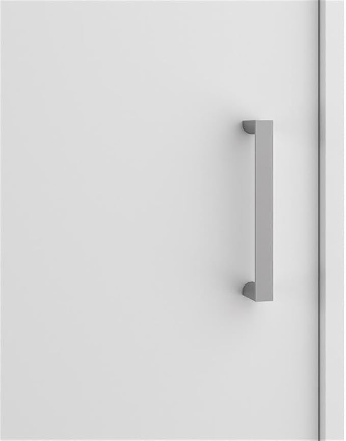 Tvilum Wardrobe with 2 Sliding Doors - Clothing Storage for Bedroom, White