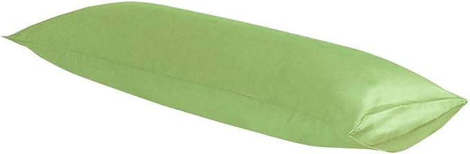 NTBAY Body Pillowcase - Brushed Microfiber 20x54 Pillowcase - Soft, Wrinkle-Free, Fade-Resistant, Stain-Resistant, Sage Green Body Pillow Cover with Envelope Closure - 20x54 Inches, Sage Green