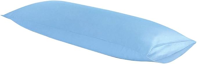 NTBAY Body Pillowcase - Brushed Microfiber 20x54 Pillowcase - Soft, Wrinkle-Free, Fade-Resistant, Stain-Resistant, Sky Blue Body Pillow Cover with Envelope Closure - 20x54 Inches, Sky Blue