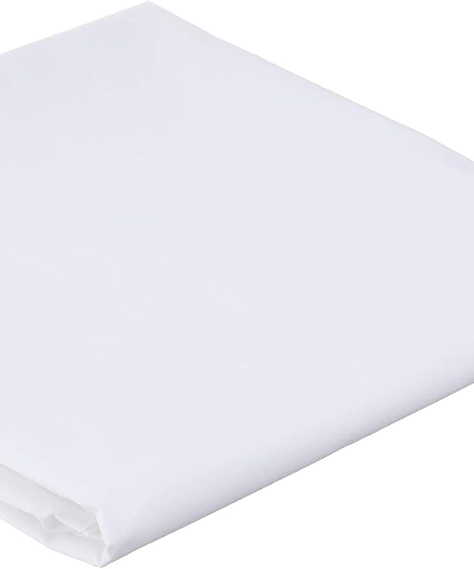 National Allergy Premium 100% Cotton Zippered Euro Square Pillow Protector - 30 x 30 - White - 300 Thread Count - Hypoallergenic Pillowcase with Zipper - Breathable Encasement Cover
