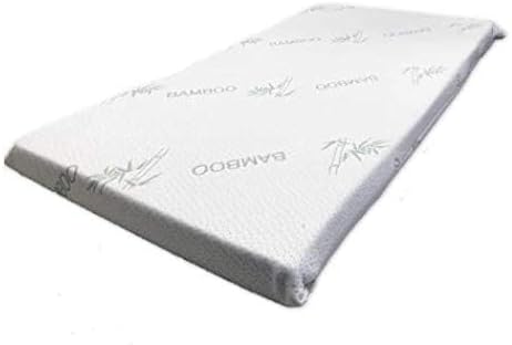 OrganicTextiles 2” Inch Organic Latex Mattress Topper Pad with Rayon Derived from Bamboo Covering (Queen Size, Soft), GOLS Certified, Cooling and Breathable, Made in USA, Hypoallergenic and Soft