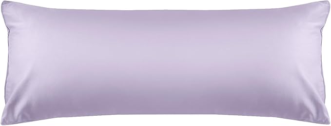 Warmstar Cotton Body Pillow Cover 1 Pack, 600 Thread Count Body Pillow case 20"x54", Long Body Pillow Case Cover Soft Breathable with Envelope Closure,Lavender