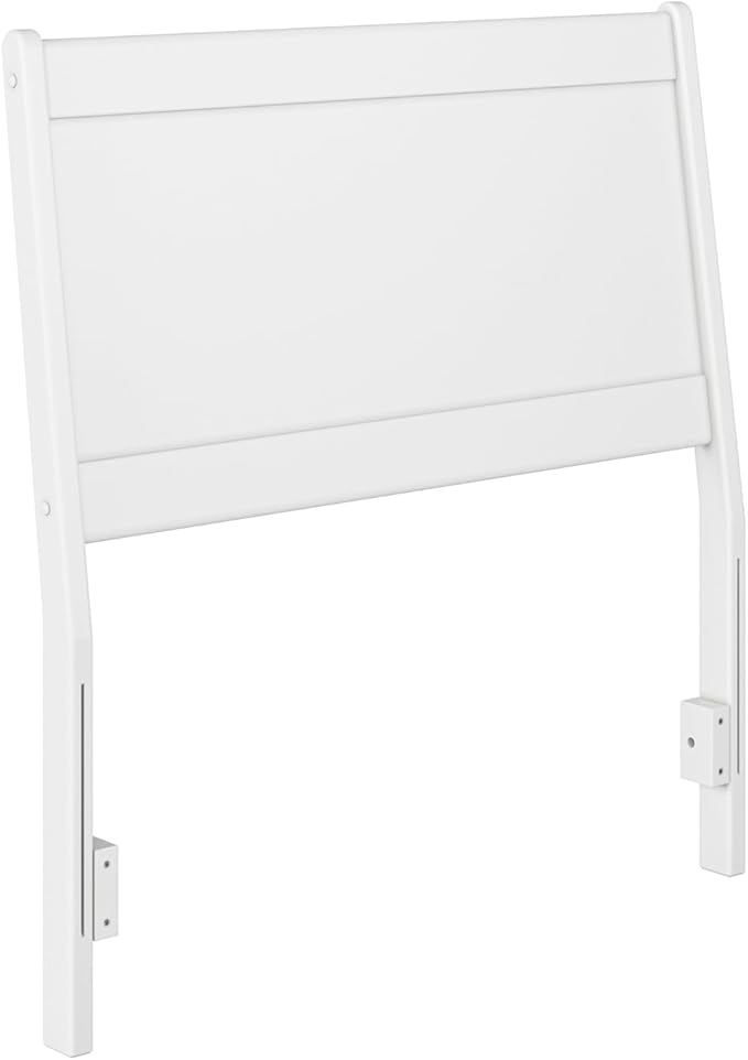 AFI, Casanova Twin Solid Wood Panel Headboard, White