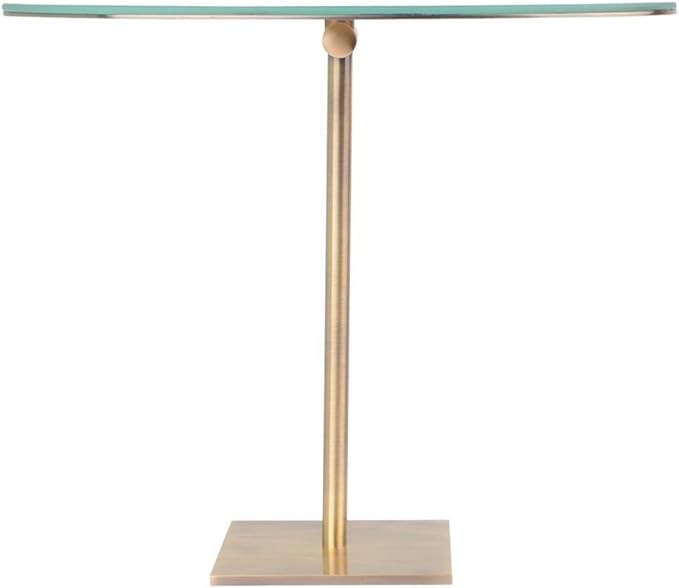 GURUN Large Oval Table Top Vanity Desk Mirror 7"x12" Antique Brass Luxuries Makeup Mirror with Stand, Jeweler's Mirror Gifts for Women Mom