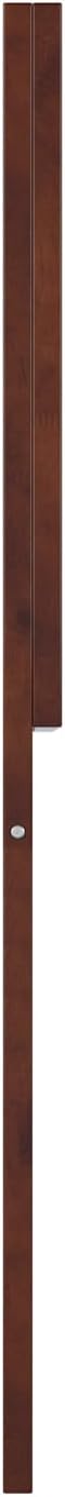 AFI, Canyon Queen Solid Wood Rustic Farmhouse Headboard, Walnut