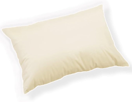 Travel Pillow with 800 Fill Power European Ethically Raised Goose Down, Hypoallergenic, 100% Cotton Finished in Austria, US Made and Family Owned Since 1974
