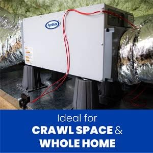 AprilAire E070 Pro Dehumidifier Bundle - 70 Pint Whole House Dehumidifier - Full Complete Kit - Crawl Spaces, Basements, Whole Homes, Commercial up to 2,800 sq. ft - 5 Year Warranty Included