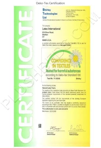 Eco Terra Natural Latex 3" Medium-Firm Mattress Topper | Luxurious Comfort & Support | Organic Certified Latex | Deep Rejuvenating Sleep | Support Shoulders, HIPS, Back & Knees | Twin XL