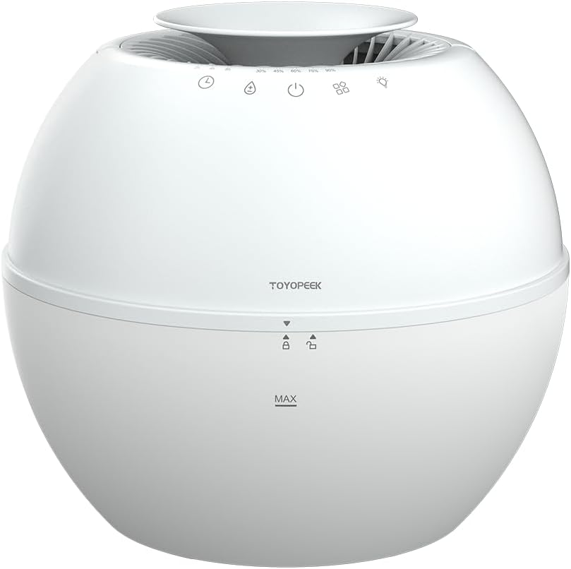 2 in 1 Dehumidifier & Humidifier Combo, 101oz Smart for Bedroom Bathroom Basement, Portable Air Purifier with Auto Steam, Small Dehumidifiers with Drain Hose