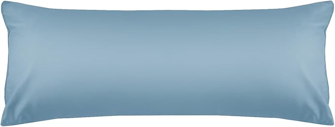 Warmstar Cotton Body Pillow Cover, 1 Pack, 600 Thread Count, 20"x54", Long Body Pillow Case Cover, Soft Breathable, Envelope Closure, Placid Blue