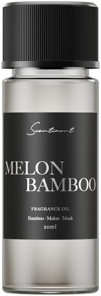 Scentiment Diffuser Oil - Melon Bamboo | Aromatherapy Home Fragrance | Luxurious Scent with Notes of Bamboo, Melon, Musk – 0.68 fl oz (20 mL)