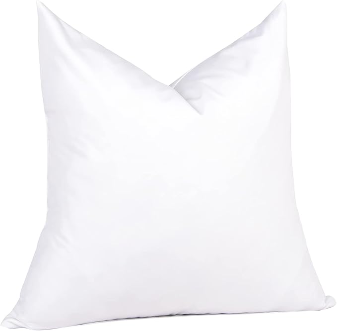 puredown® 30 x 30 Feather Down Throw Pillow Insert, 1 Pack Euro Pillow for Decorative Bed Cushion Couch Sofa