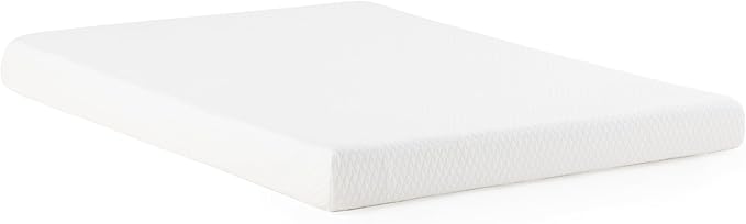 Linenspa 5 Inch Gel Infused Memory Foam Mattress - Full Size - Firm - Low Profile Bed - Mattress in a Box - Youth or Kids Bed - Guest Bedroom - Pressure Relieving and Breathable - CertiPur Certified