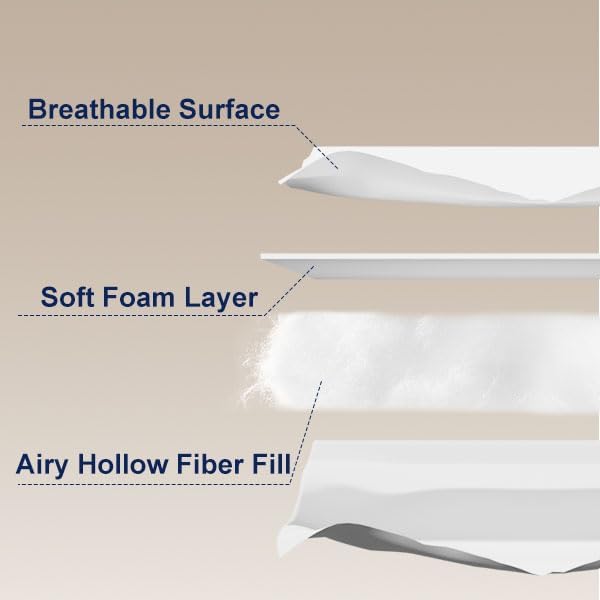 ACCURATEX Mattress Pad Queen Size - 2 Inches Double Layer Comfort Pillow Top Mattress Cover, Quilted Fitted Mattress Protector Cotton Top, Stretches up 8-21" Deep Pocket Mattress Topper,60x80
