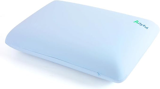 Memory Foam Pillows, Breathable Cooling Pillow, Patented Ergonomic Cervical Pillow for Neck Pain Relief, Soft Bed Pillow for Side, Back and Stomach Sleepers