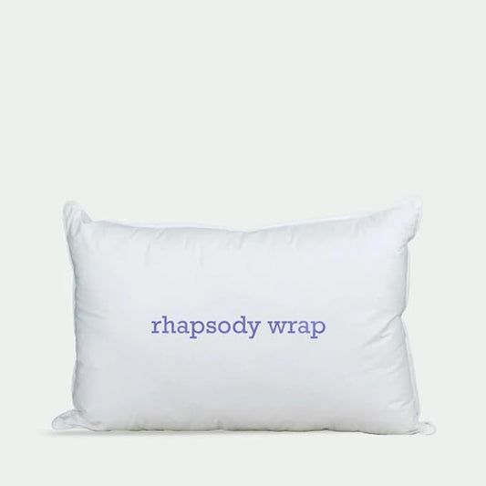 Down Etc Rhapsody Wrap Luxury Hotel 235-Thread Count 100% Down-Proof Soft Preshrunk Cotton Fabric Hypoallergenic Goose Down & Feather Pillow, King (Pack of 1), White