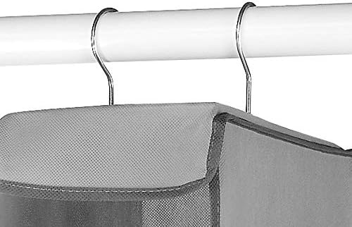 Whitmor 8 Section Hanging Shoe Organizer | Grey | For Closet | No Floor Space Required | Pack of 6
