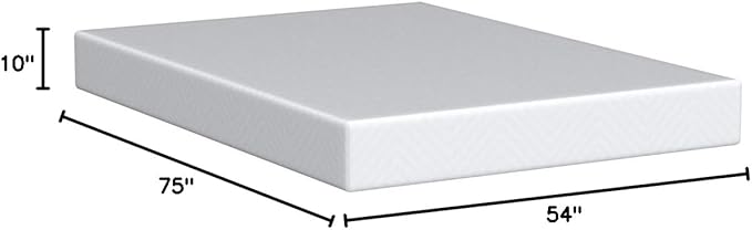 Full Mattress, MLILY 10 Inch Memory Foam Mattress Made in USA, Green Tea Full Size Mattress in A Box, Medium Firm Mattress Full for Pressure Relieving, CertiPUR-US Certified