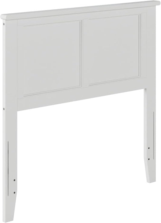 AFI, Madison Twin Solid Wood Panel Headboard, White