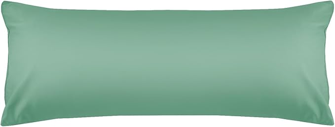 Warmstar Cotton Body Pillow Cover 1 Pack, 600 Thread Count, 20"x54", Long Body Pillow Case Cover, Soft, Breathable, Envelope Closure, Zephyr Green