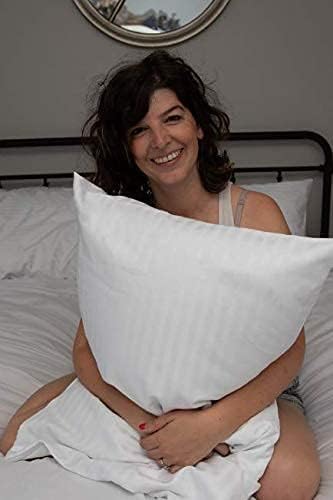 Set of 12 Pillow Protectors with Zipper Queen Size - 100% Resistant to Stains, Dust & Dirt - Washable Covers for Increased Pillow Lifespan