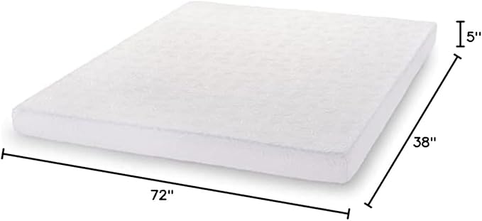 PlushBeds Resort Sofa Mattress Premium Memory Foam | Handcrafted in The USA | CertiPUR-US® Certified Plush Foam Layer | GreenGuard Gold Certified | Luxurious Comfort | Superior Support | Twin Wide