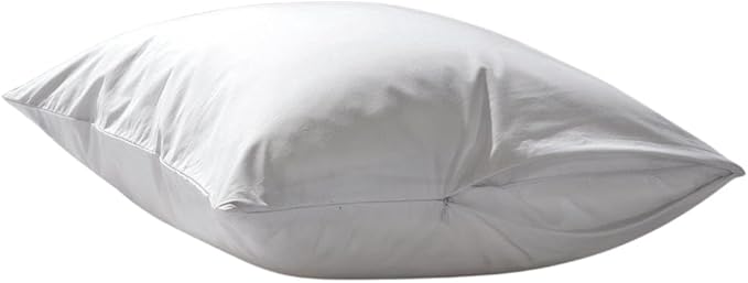 Dependable Industries Deluxe Zippered Vinyl Pillow Covers 2-Pack - 20"x29" Waterproof Protectors, Ideal for Home, Hotel, Hospital - Long-Lasting Pillow Protection(bd5211)