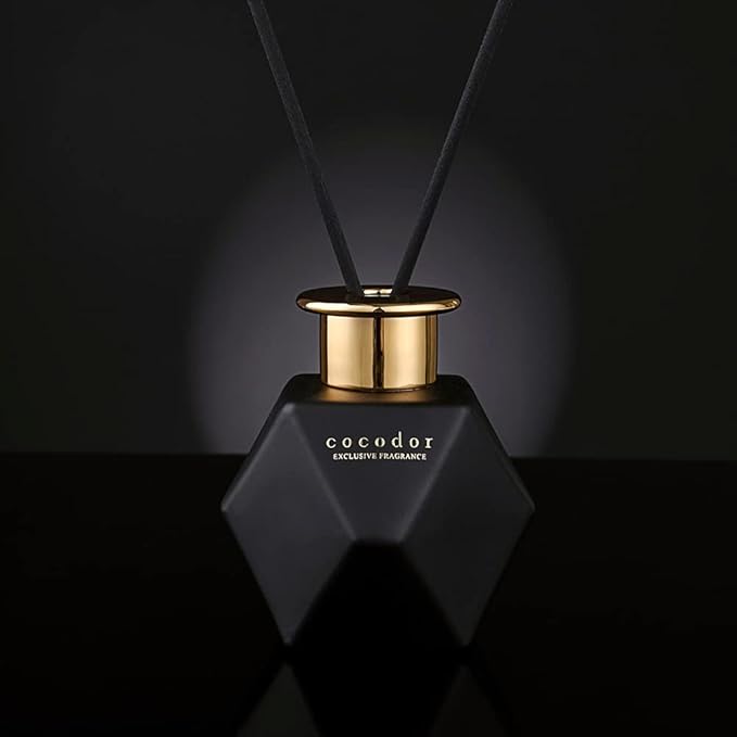 COCODOR Black Golden Reed Diffuser/Black Cheery/6.7oz(200ml)/Home Decor & Office Decor, Fragrance and Gifts, Aromatherapy, Mother's Day