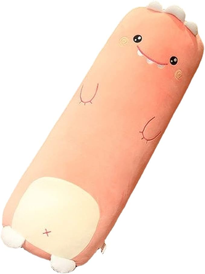 Long Plush Cute Body Pillows 33" Cuddle Stuffed Animal Shaped Bed Body Pillows Soft Cotton Plushies Doll Toy Gifts (Dinosaurs, 33 Inch)