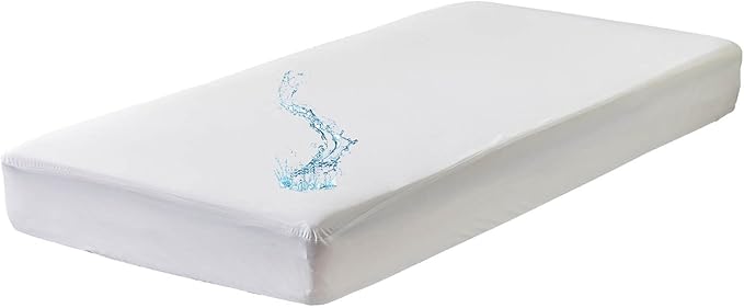 Kingnex Waterproof RV Bunk Mattress Protector for Narrow Twin 30x75 Bed Calssic Fitted Sheet Style Matress Cover
