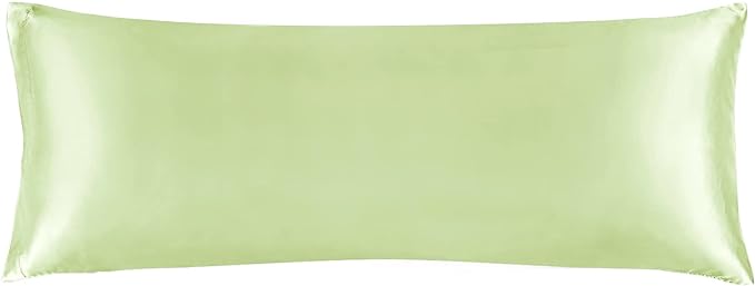 BEDELITE Satin Body Pillow Cover, Super Soft and Cooling Body Pillow Pillowcase for Hair and Skin, Breathable Silky Full Long Pillowcase Cover(20"x54", Gleam)