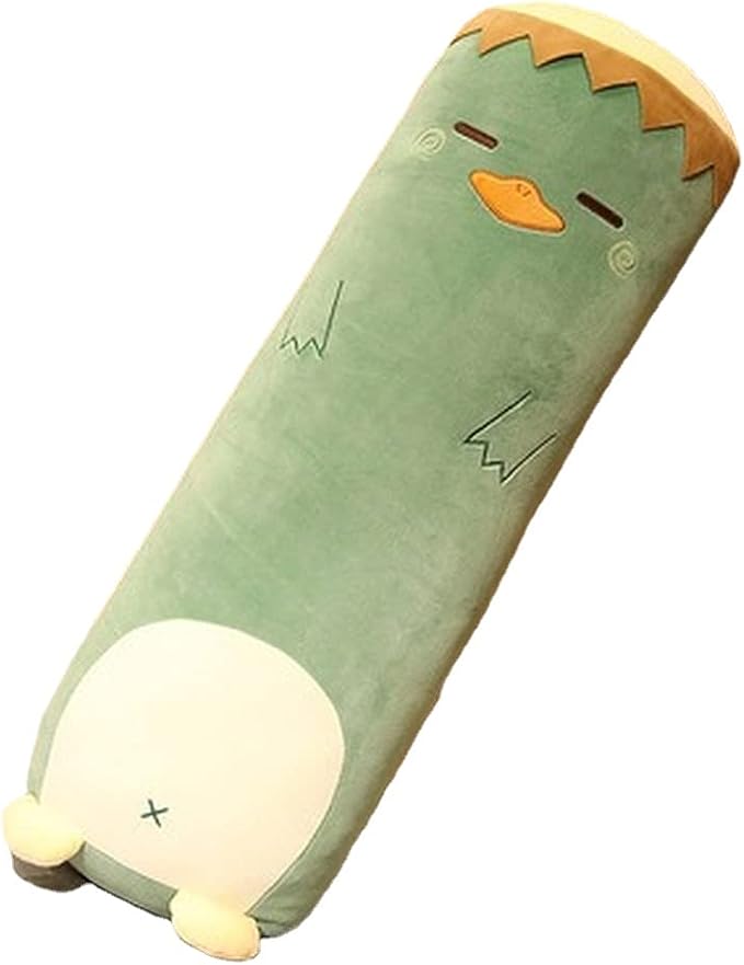 Long Plush Cute Body Pillows 33" Cuddle Stuffed Animal Shaped Bed Body Pillows Soft Cotton Plushies Doll Toy Gifts (River Boy, 33 Inch)