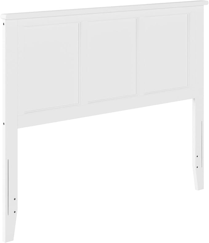 AFI, Madison Full Solid Wood Panel Headboard, White
