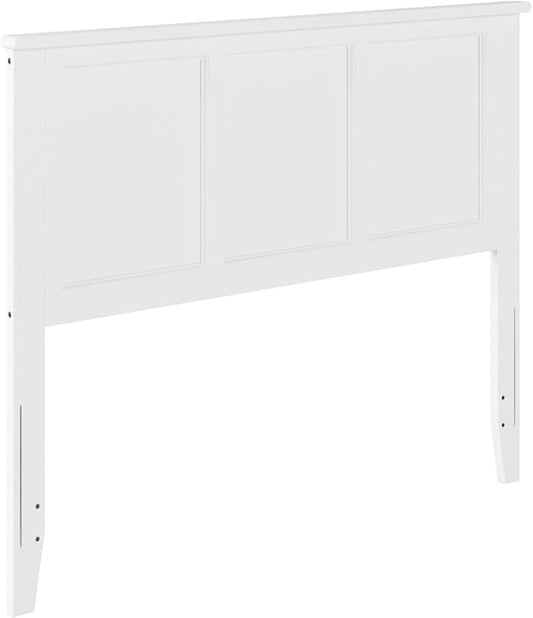AFI, Madison Full Solid Wood Panel Headboard, White
