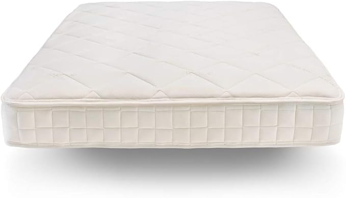 Naturepedic Chorus Organic Mattress - Medium Firm Mattress with Encased Coil Layers for Universal Comfort and Pressure Relieving - Queen