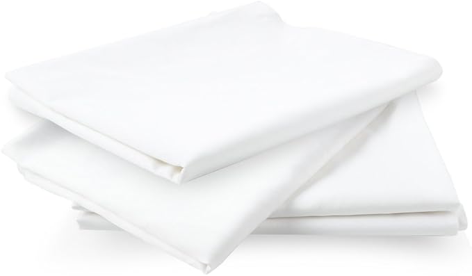 4-Pack Zippered Pillow Protectors, Premium 400 Thread Count 100% Egyptian Cotton White Zippered Pillowcases Pillow Covers, Queen