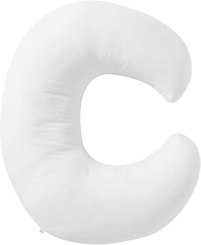 Baby Nursing Pillow and Body Positioner for Breastfeeding and Bottle Feeding for Baby Boys and Girls, Breast Feeding Pillow for Propping Baby, Tummy Time, Sitting Support, Naked Pillow