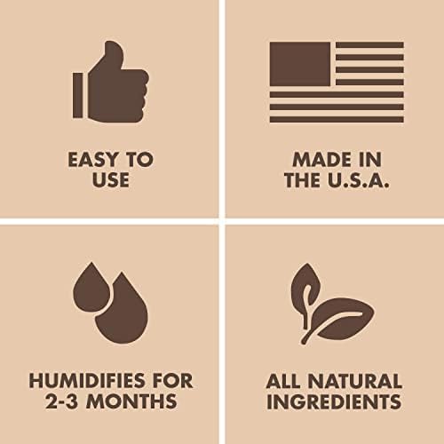 Boveda 65% Two-Way Humidity Control Packs For Aging & Long-Term Storage in Plastic & Wood Boxes – Size 60 – 4 Pack – Moisture Absorbers – Humidifier Packs – Hydration Packets in Resealable Bag