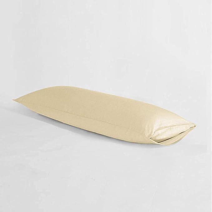 NTBAY Body Pillowcase - Brushed Microfiber 20x54 Pillowcase - Soft, Wrinkle-Free, Fade-Resistant, Stain-Resistant, Light Taupe Body Pillow Cover with Envelope Closure - 20x54 Inches, Light Taupe
