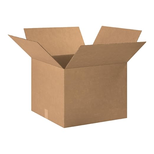 BOX USA Moving Boxes Large 20"L x 20"W x 15"H 6-Pack - Corrugated Cardboard Box for Shipping, Mailing, Packing, Packaging and Storage