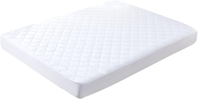 Kingnex Olympic Queen 66x80 Waterproof Quilted Mattress Protector Pad Super Queen Bed Padded Fitted Matress Cover Olympic Queen