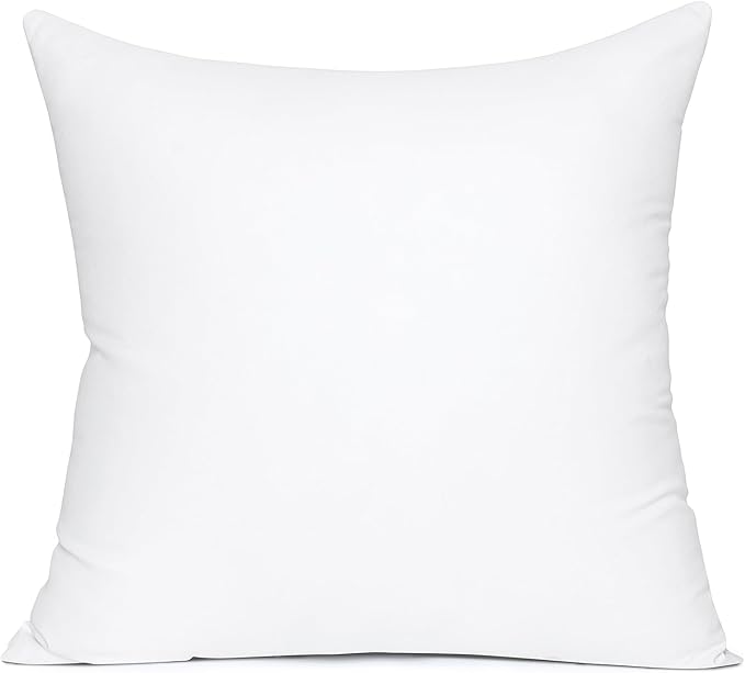 MIULEE 24x24 Inch Throw Pillow Insert Premium Throw Pillow Polyester Microfiber Stuffer Pillow for Sofa Bed Couch