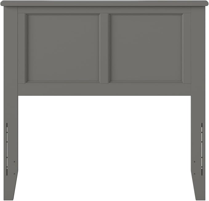 AFI, Madison Twin Solid Wood Panel Headboard, Grey