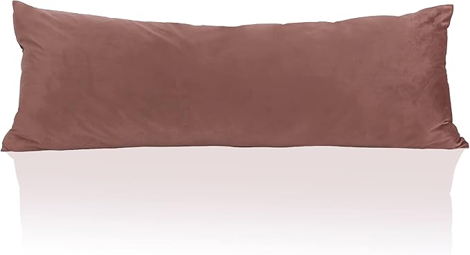 StangH Soft Velvet Body Pillow Covers - Wild Rose Body Pillow Pillowcase for Babies Pregnancy All Seasons Suitable for Bed/Couch/Sofa, 20 x 54-inch, 1 Piece