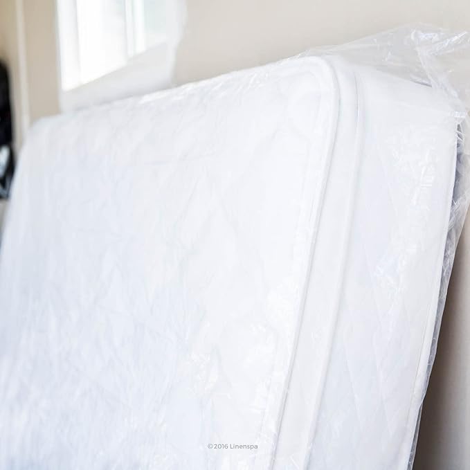 Linenspa Mattress Bag – 2 Pack Queen / Full size Mattress Bags for Moving, Storage & Disposal – Durable Plastic Cover for Moving