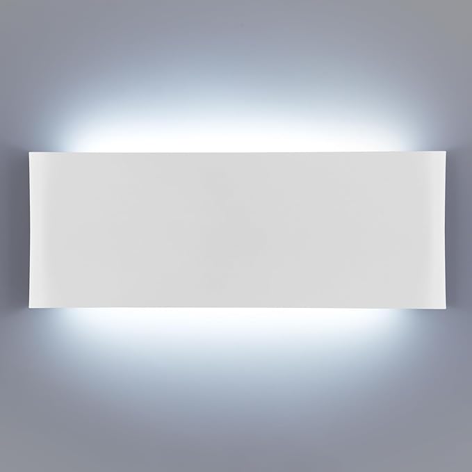 Mille Lucciole 11"Modern LED vanity light,15W Dimmable 5 CCT (3000K-6500K) Adjustable Wall Lamp,Up and Down Wall Lighting,Indoor Wall Sconce for Bedroom,Staircase,Hallway,Dressing Table, 1 Pack（White）